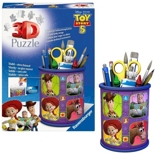 Toy Story 3D puzzle držač za olovke Disney 54 dijela Slike