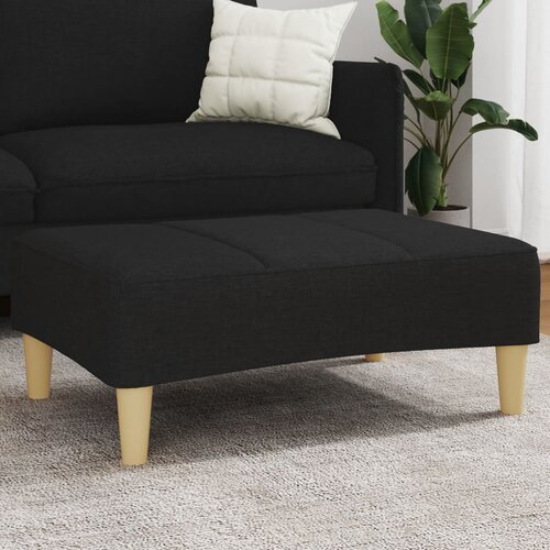 VidaXL Tabure crni 77x55x31 cm od tkanine Slike