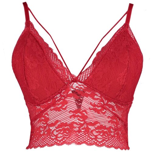 Trendyol Curve Red Piping Detailed Bustier Cene