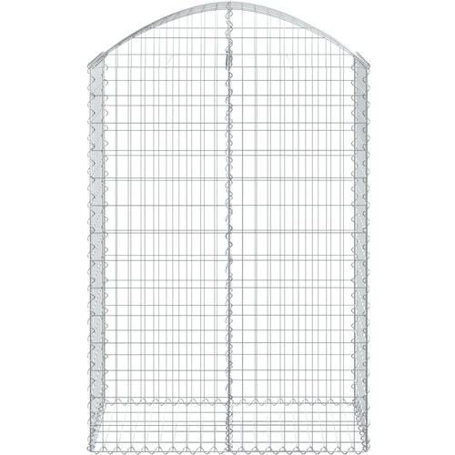  Gabionska ko&amp;scaron;ara s lukom 100x50x140/160 cm pocinčano željezo Slike