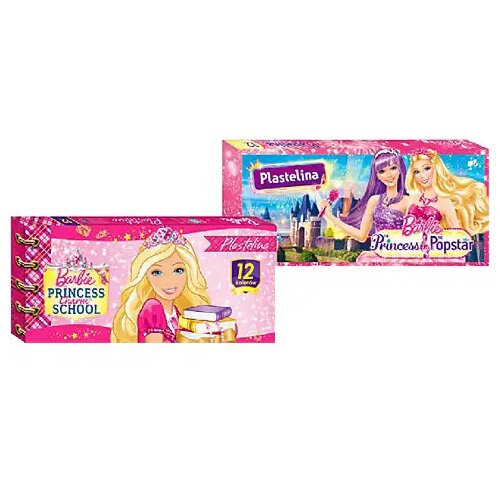 Unipap Barbie plastelini u setu 12 boja Slike