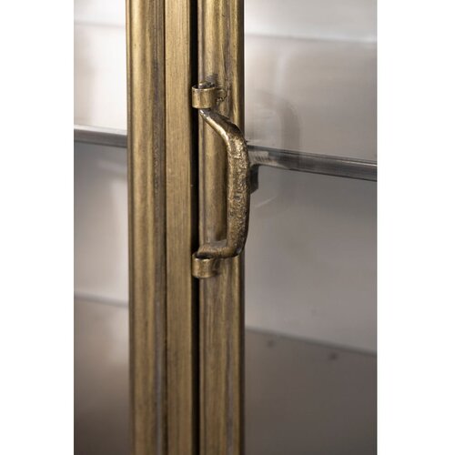 Dutchbone kovinska vitrina v zlati barvi 100x80x38,5 cm gertlush &amp;ndash; Slike