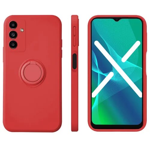 Onasi silikonski ovitek liquid ring za samsung galaxy A52 A525 lte /A52 A526 5G / A52s A527 - rdeč Cene