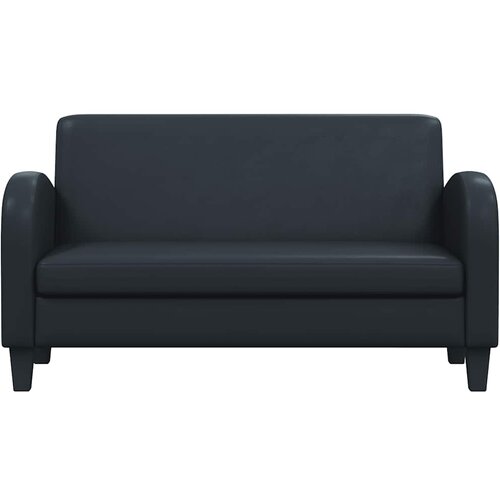  2-dijelni set sofa od umjetne kože crni Slike