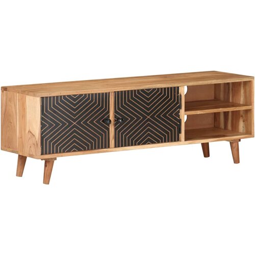 TV ormarić 115 x 30 x 39 cm od masivnog drva bagrema Cene