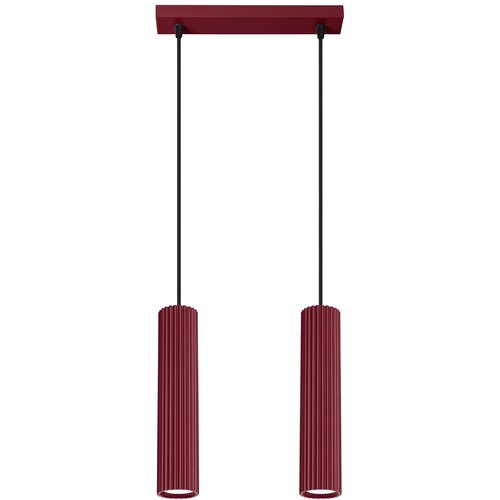Sollux Lighting Viseča svetilka KARBON 2 burgund, (5000352181) Cene