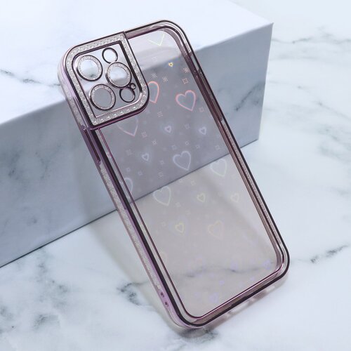 Ms futrola heart imd za iphone 12 pro 6.1 roze Slike
