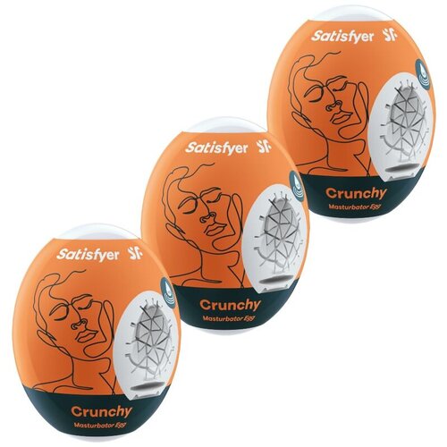 Satisfyer 3 MASTURBATOR EGGS - CRUNCHY Cene