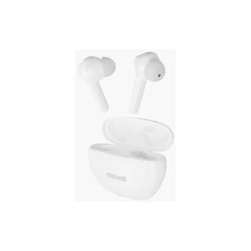 Maxell Dynamic+ wireless headphones with charging case Bluetooth white