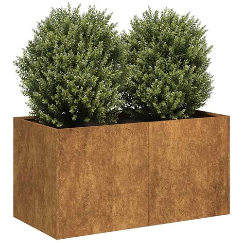 Furnova Planter Rusty 80x40x40 cm Vremensko odporno jeklo, (21920236) Slike