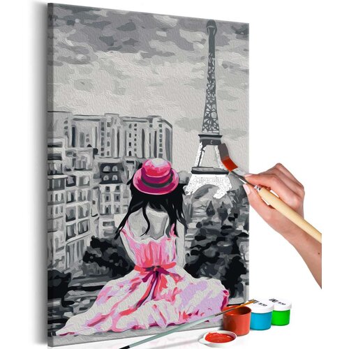  Slika za samostalno slikanje - Paris - Eiffel Tower View 40x60 Slike