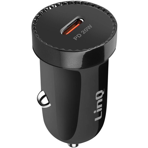 LINQ USB C polnilec za cigaretni vžigalnik 20 W s hitrim polnjenjem, - crn, (20826639) Slike