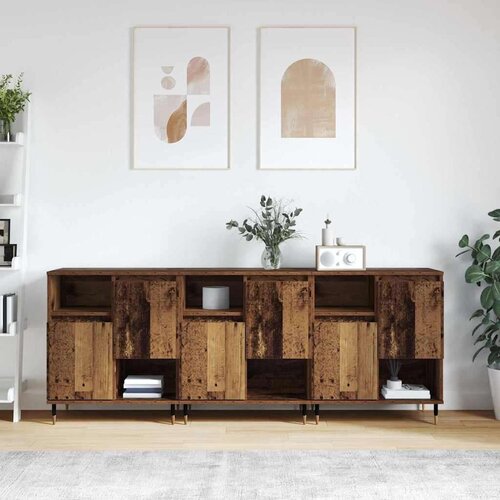  Komode 3 pcs Staro drvo 180 x 35 x 70 cm Konstruirano drvo Slike