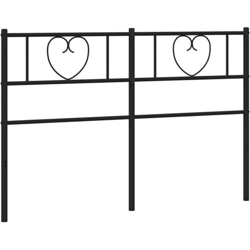  Metalno zamjensko uzglavlje crno 150 cm Slike