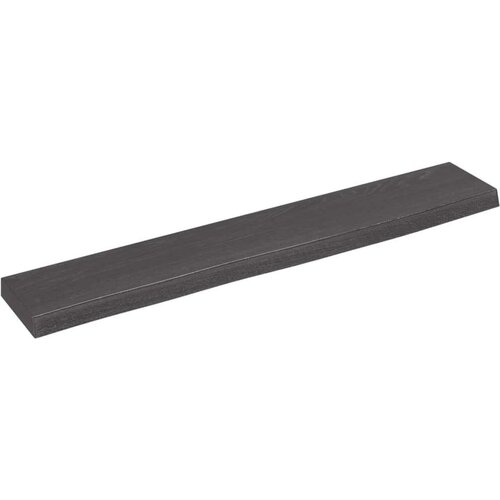  Stenska polica temno siva 60x10x2 cm obdelana trdna hrastovina, (20810850) Cene