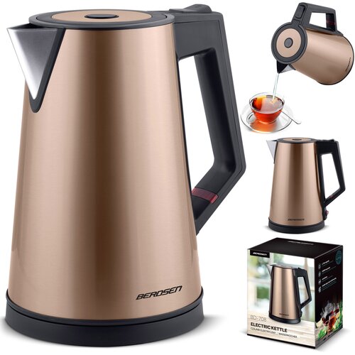 Janshop električni kuhalnik vode 1,7l berdsen BD-708 copper, (21618096) Cene