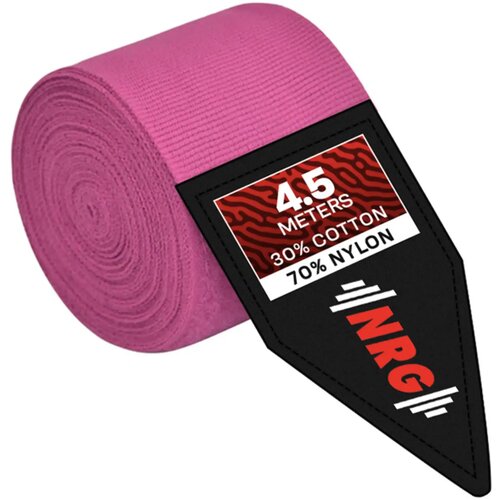NRG Fitness Boks povoj 4,5 m elastična podpora - Roza, (5000070899) Cene
