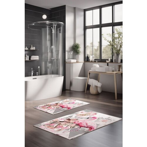 Lessentiel Maison set prostirki za kupatilo CT-5246, 2 komada, šarena Cene