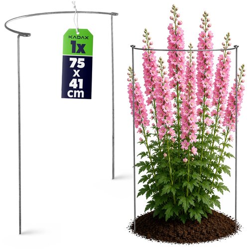 KADAX Podpora za cvetlične rastline 75 cm Kovinski obroč, roza nosilec, (5000362605) Cene