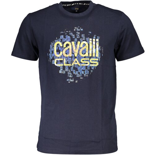 Cavalli Class SHORT SLEEVE T-SHIRT MEN BLUE Slike