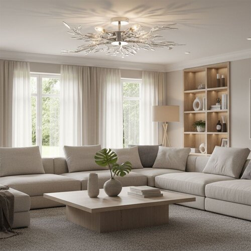 Toolight Moderne Stropne Svjetiljke EBT021-5C u Kromu Slike
