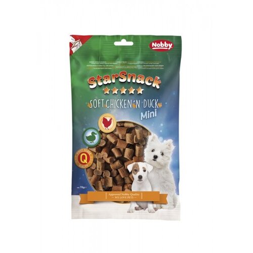 Nobby starsnack piščančji in račji grižljaji – 70 g Cene