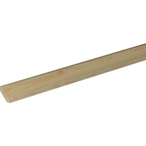 X užljebljena kutna lajsna (2,4 m 2 cm 2 cm, neobrađeno, smreka-bor) Slike