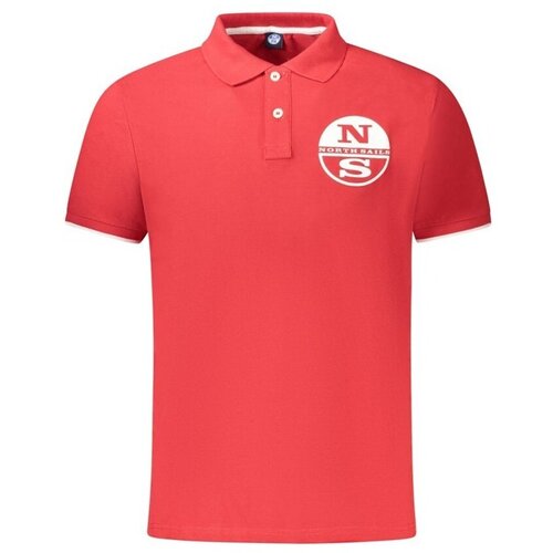 North Sails Mu&scaron;ka kratka polo majica crvena Cijene
