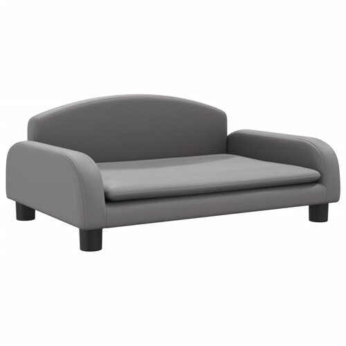 Maison Chic Otroški kavč - Otroški divan - Otroški sedež siv 70x45x30 cm umetno usnje, (21729624) Cene