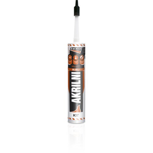 Texo Akrilni silikon bijeli A110 280ml Slike