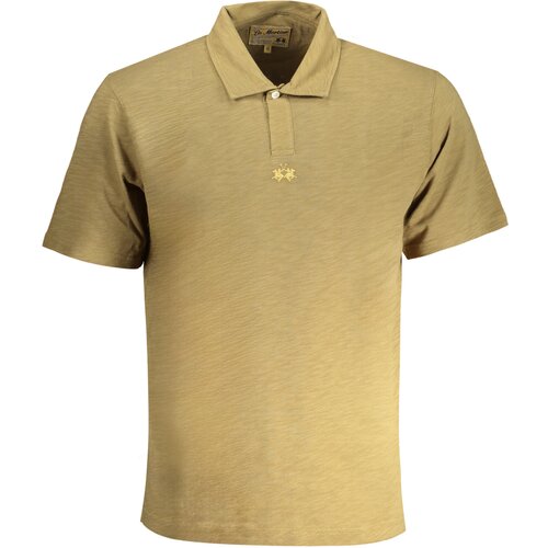 La Martina MEN&amp;amp;#39;S GREEN SHORT-SLEEVED POLO SHIRT Slike