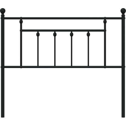  Metalno zamjensko uzglavlje crno 107 cm Slike