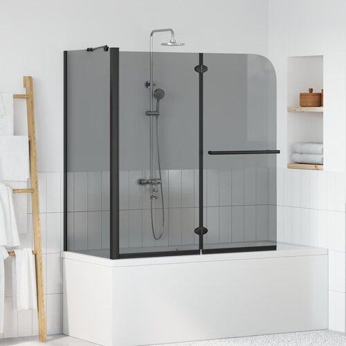 vidaXL Bi-preklopna tu&scaron; ograja Temno prozorno 120 x 67 x 129 cm Cene