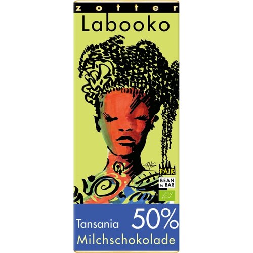 BIO čokolada Labooko - &amp;quot;50 % Tansania&amp;quot; - 70 g Slike