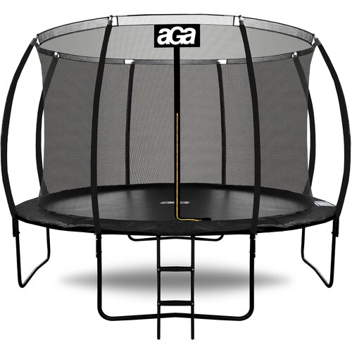  Trampolin 366 cm s unutarnjom sigurnosnom mrežom i stepenicama Aga SPORT EXCLUSIVE MRPU1012BLACK - crni Cijene