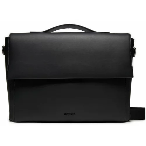 Calvin Klein Torba za prenosnik Ck Origami Pu Laptop Bag K50K511898 Črna
