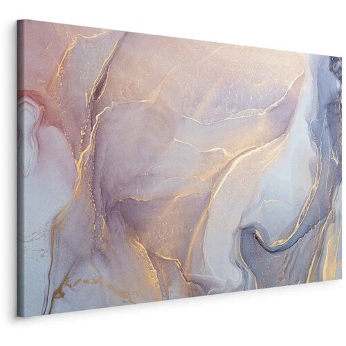  Slika - Pink and blue marble - abstract watercolour with gold accents 30x20 Standard Cijene