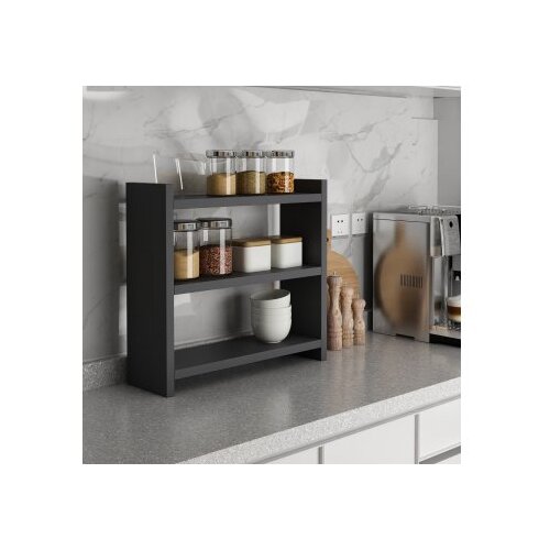 Hanah home kuhinjska polica cosmic anthracite Cene