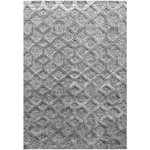 XXXL tkana preproga pisa 4702 grau 280/370 cm tkano siva Cene