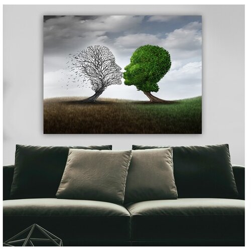 Wallity Slika na zidu na platnu 70x100cm Cijene