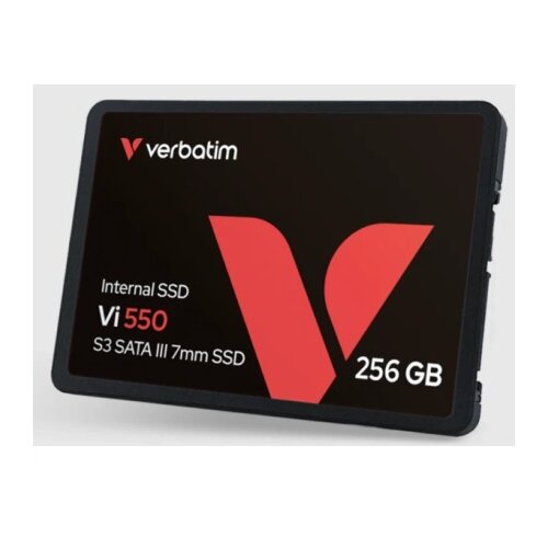 Verbatim ssd 2.5&amp;quot; sata Vi550 S3 256GB 520MB/s 460MB/s bulk Slike