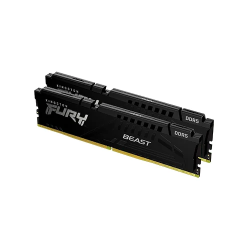 Kingston 16GB 5200MHz DDR5Fury Beast (2x8GB)CL40, XMP 3.0 Ready,