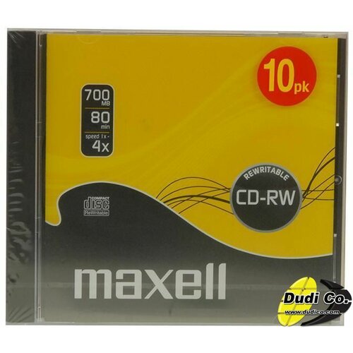 Maxell cd-rw 80 12X jewel 626001.40.TW Slike
