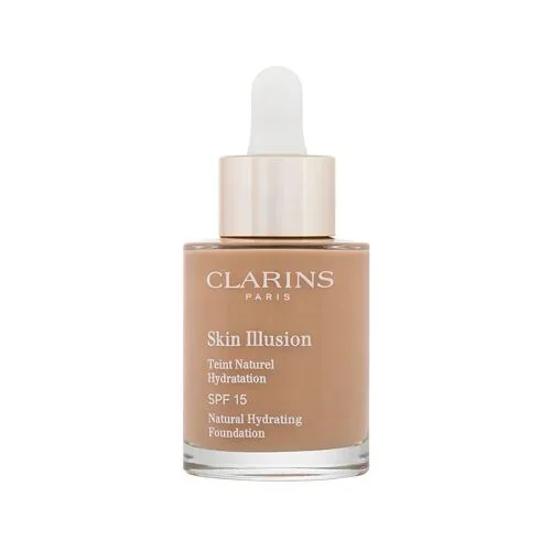 Clarins skin Illusion Natural Hydrating puder za vse tipe kože 30 ml odtenek 112.3 Sandalwood