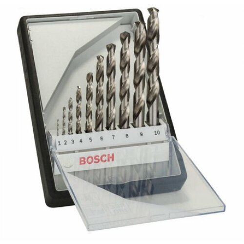 Bosch 10-delni Robust Line set HSS-G burgija za metal 2607010535 Slike