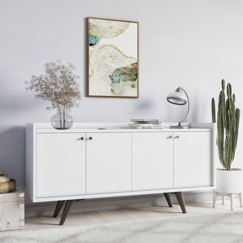 Woody Fashion Komoda Bergen 150x75x40cm Bijela Cene