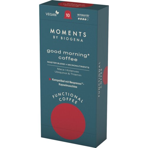Moments by biogena good morning* coffee - Functional Coffee - 55 g Slike
