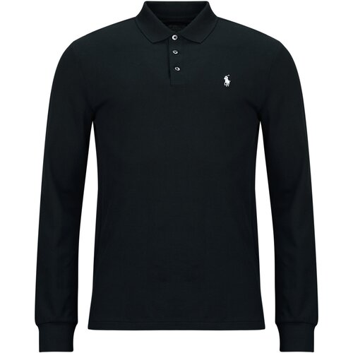 Polo Ralph Lauren Polo majice dolgi rokavi POLO COUPE AJUSTEE SLIM FIT EN COTON STRECH MESH Črna Cene