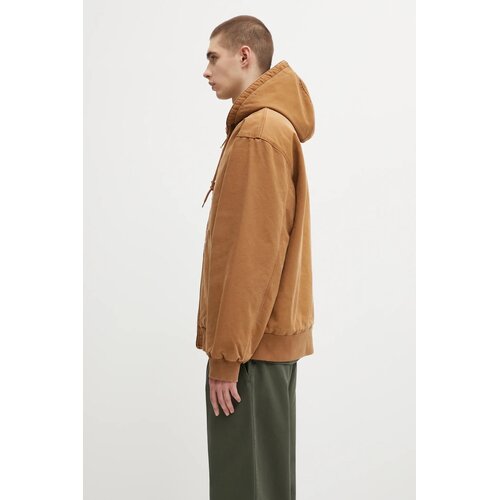 Carhartt WIP Pamučna jakna OG Active Jacket boja: smeđa, za prijelazno razdoblje, I035891.HZ4O Slike