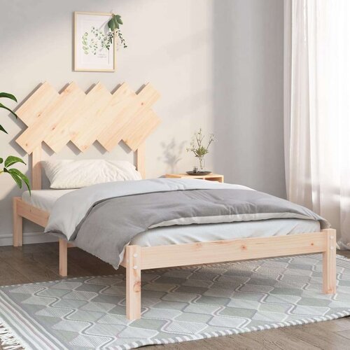  Posteljni okvir 100x200 cm trden les Slike